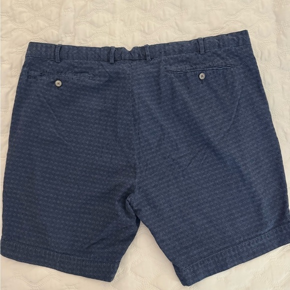 Polo Ralph Lauren Men's Size 42 Textured Blue Chino 9” Straight Fit Shorts - Picture 2 of 8